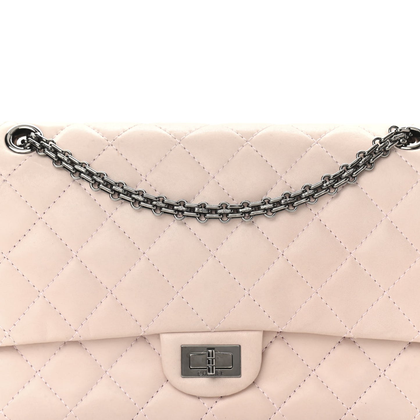 Aged Calfskin Quilted 2.55 Reissue 226 Flap Pink