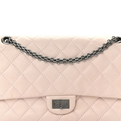 Chanel Aged Calfskin Quilted 2.55 Reissue 226 Flap Pink 8 of 11