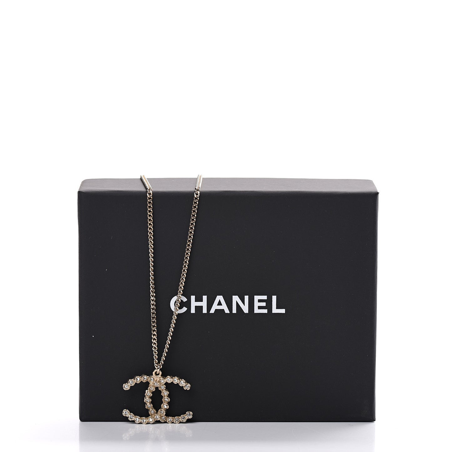 Crystal Pearls Of Coronation CC Necklace Gold
