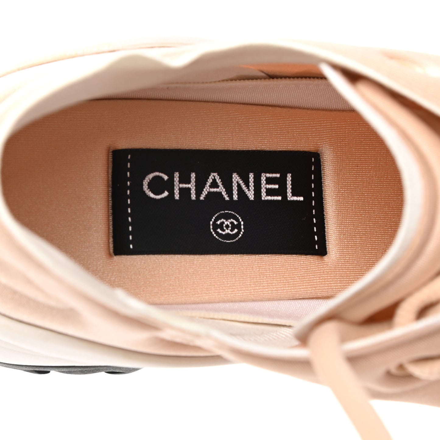 Lycra Fabric CC Sneakers 38 Beige