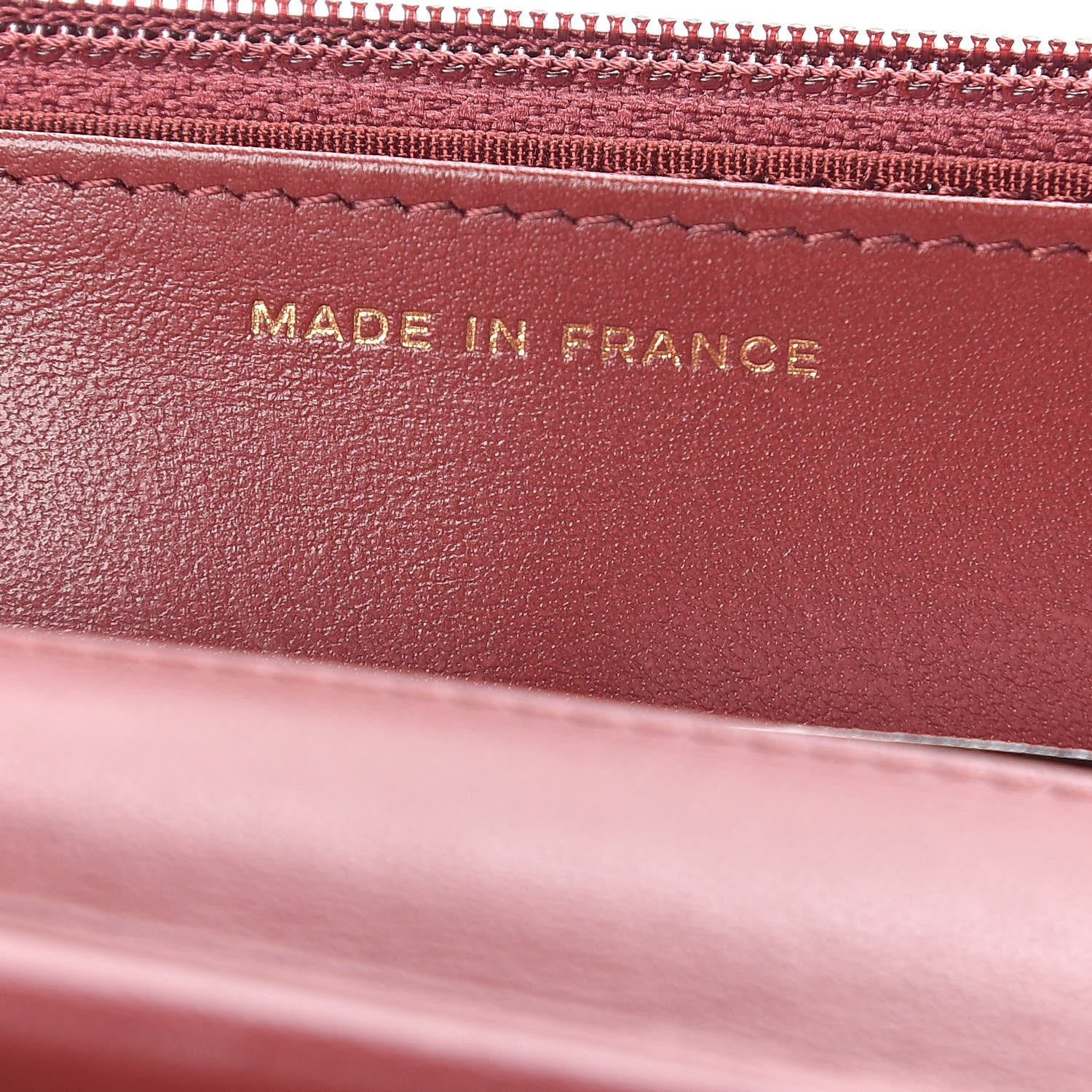 Chanel Caviar Quilted Boy Wallet On Chain WOC Burgundy 7 of 11