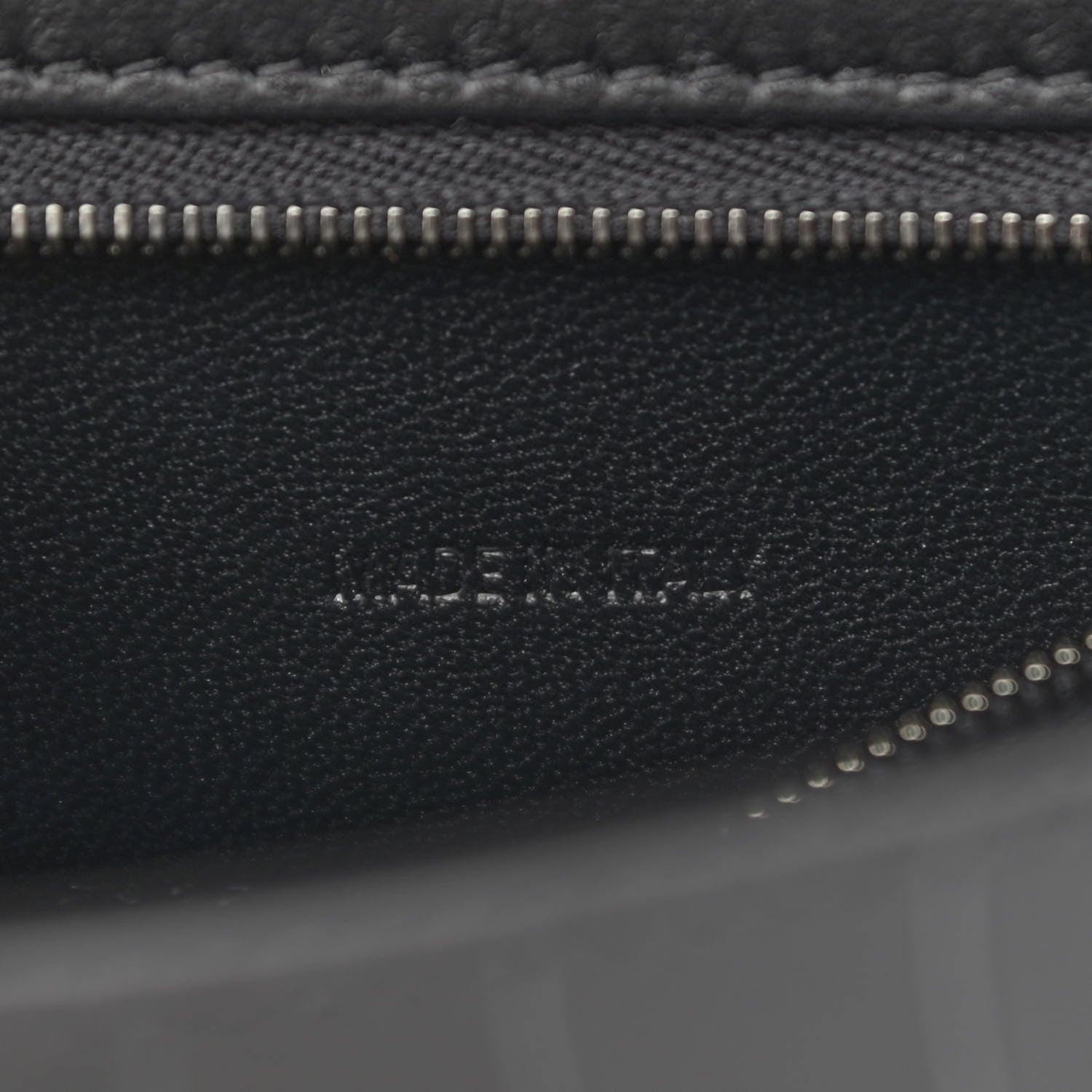 Balenciaga Shiny Calfskin Monochrome Crocodile Embossed Small Hourglass Top Handle Bag Black 7 of 13