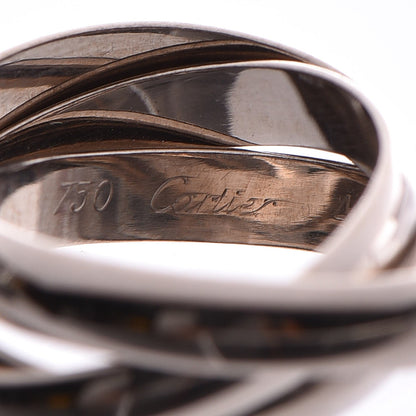 Cartier 18K White Gold Trinity Ring 49 4.75 4 of 6