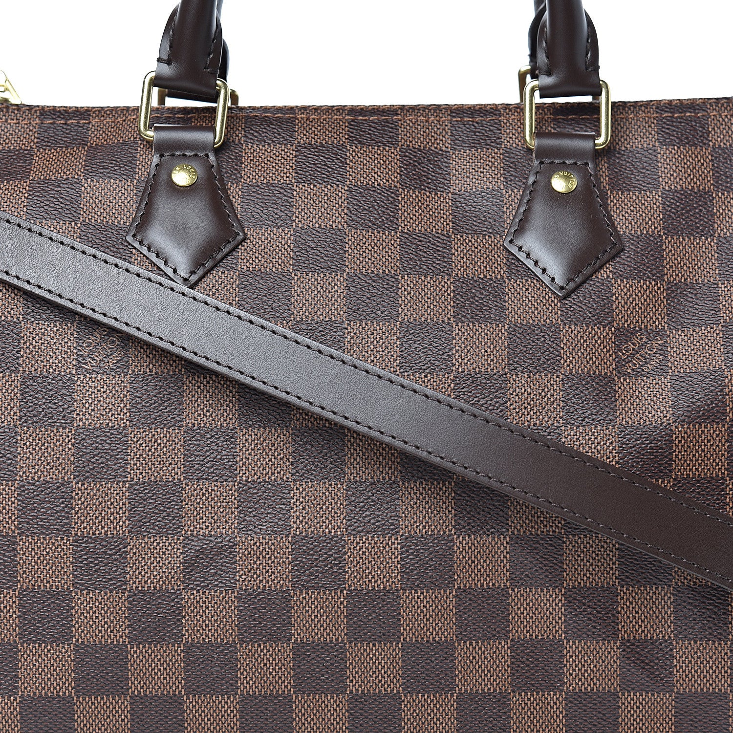 Louis Vuitton Damier Ebene Speedy Bandouliere 30 9 of 11