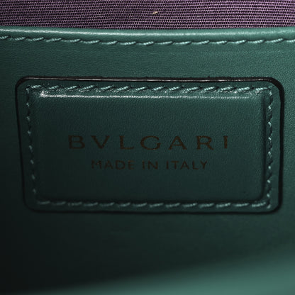 Bulgari Calfskin Serpenti Forever Snake Strap Crossbody Bag Emerald Green 6 of 9