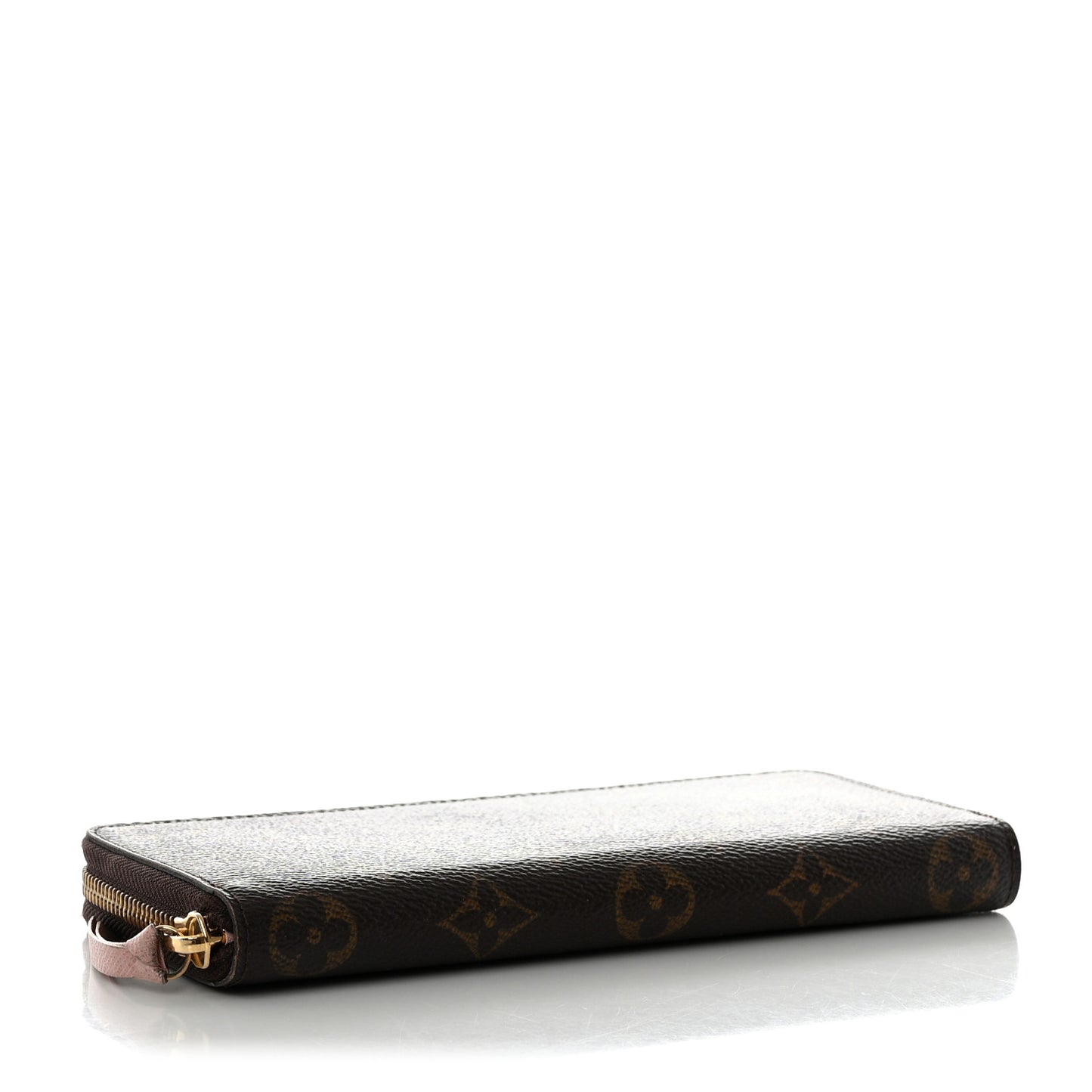Monogram Clemence Wallet Rose Ballerine