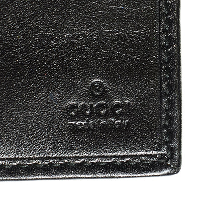 Gucci Imprime Monogram GG Pierce Chain Clutch Wallet Black 7 of 8