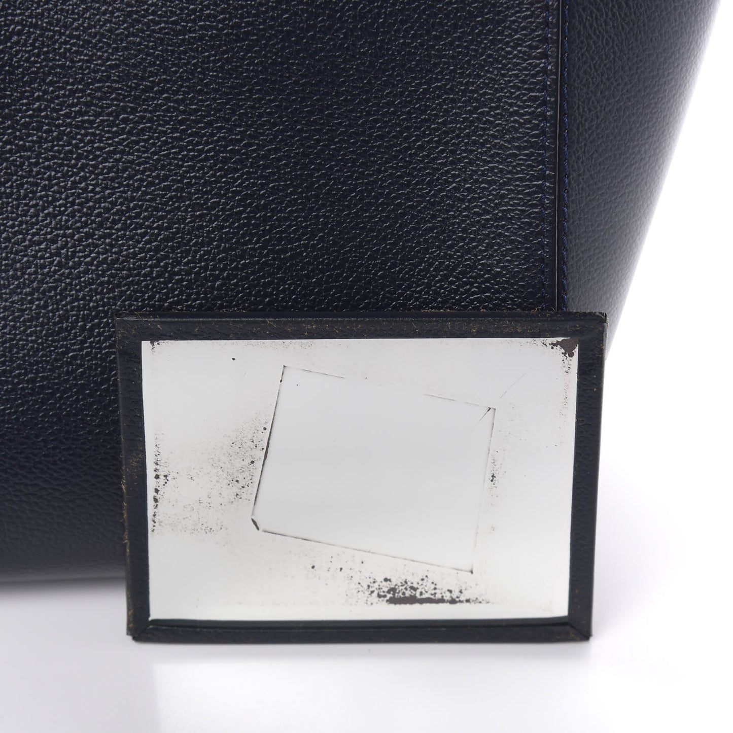 Grained Calfskin Charme Tote Jumping Marine