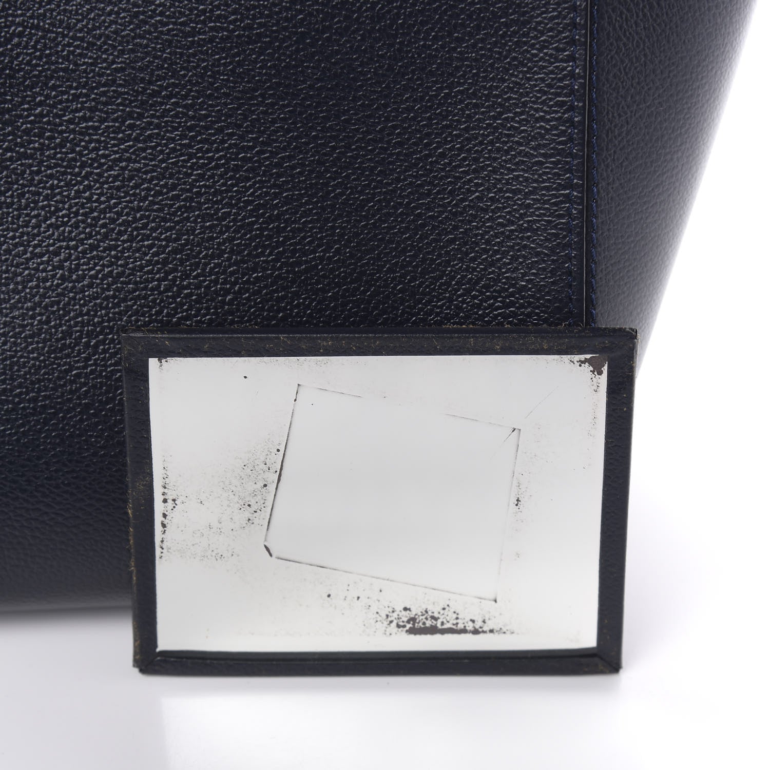 Delvaux Grained Calfskin Charme Tote Jumping Marine 11 of 12