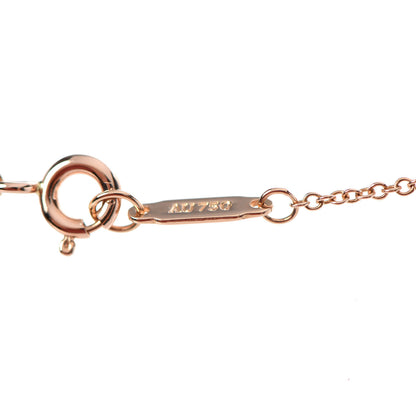Tiffany 18K Rose Gold Diamond .18ct Solitaire Pendant Necklace 5 of 5