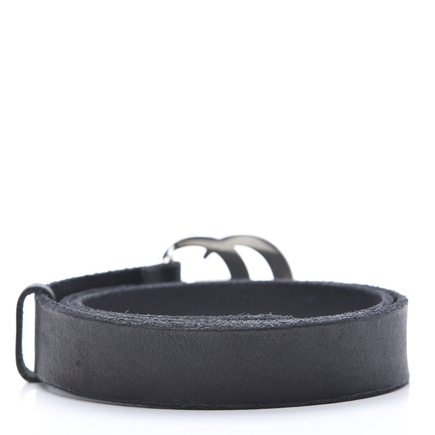 Cuoio Toscano Nickel Double G 30mm Belt 85 34 Blue