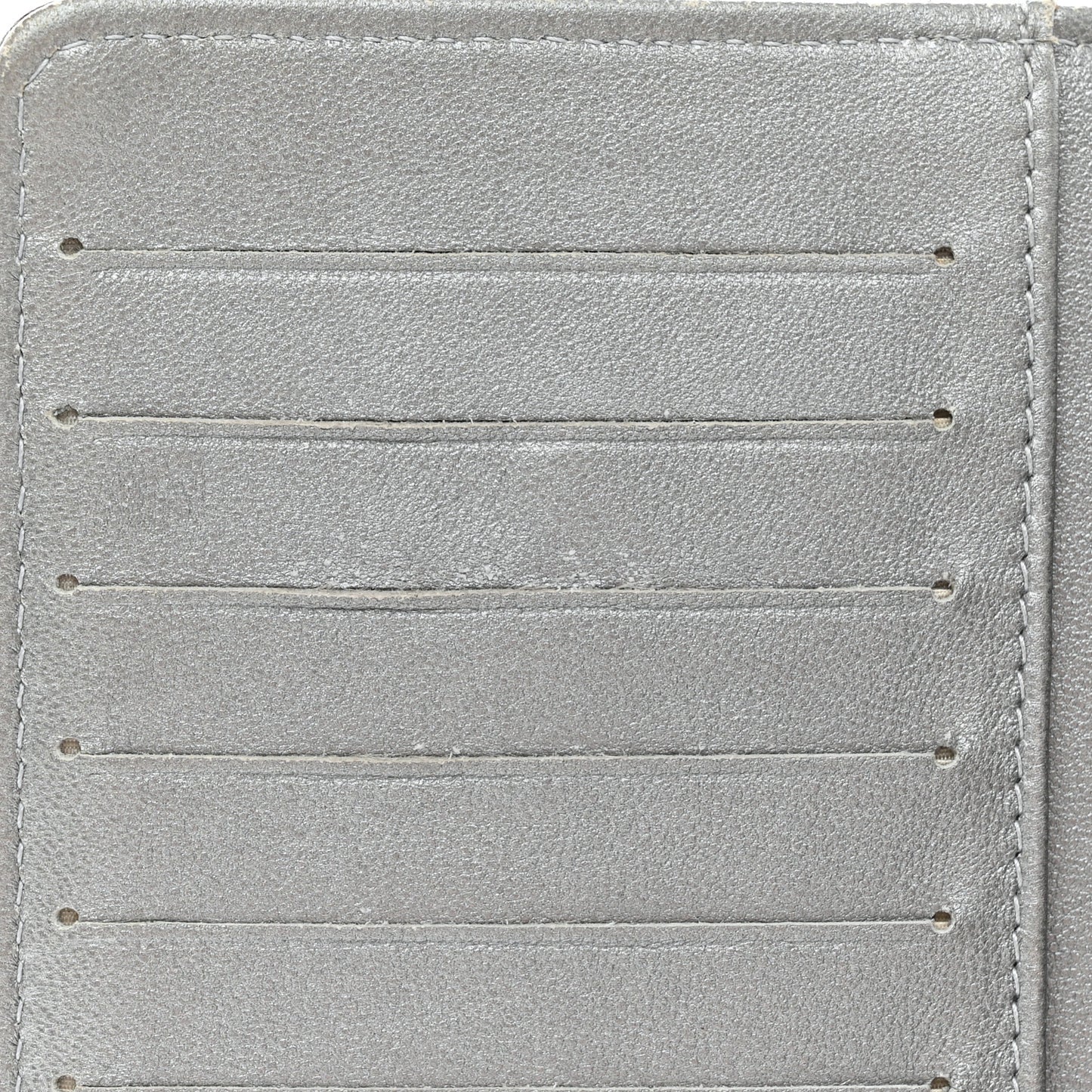 Lambskin Camellia Embossed Yen Wallet Black