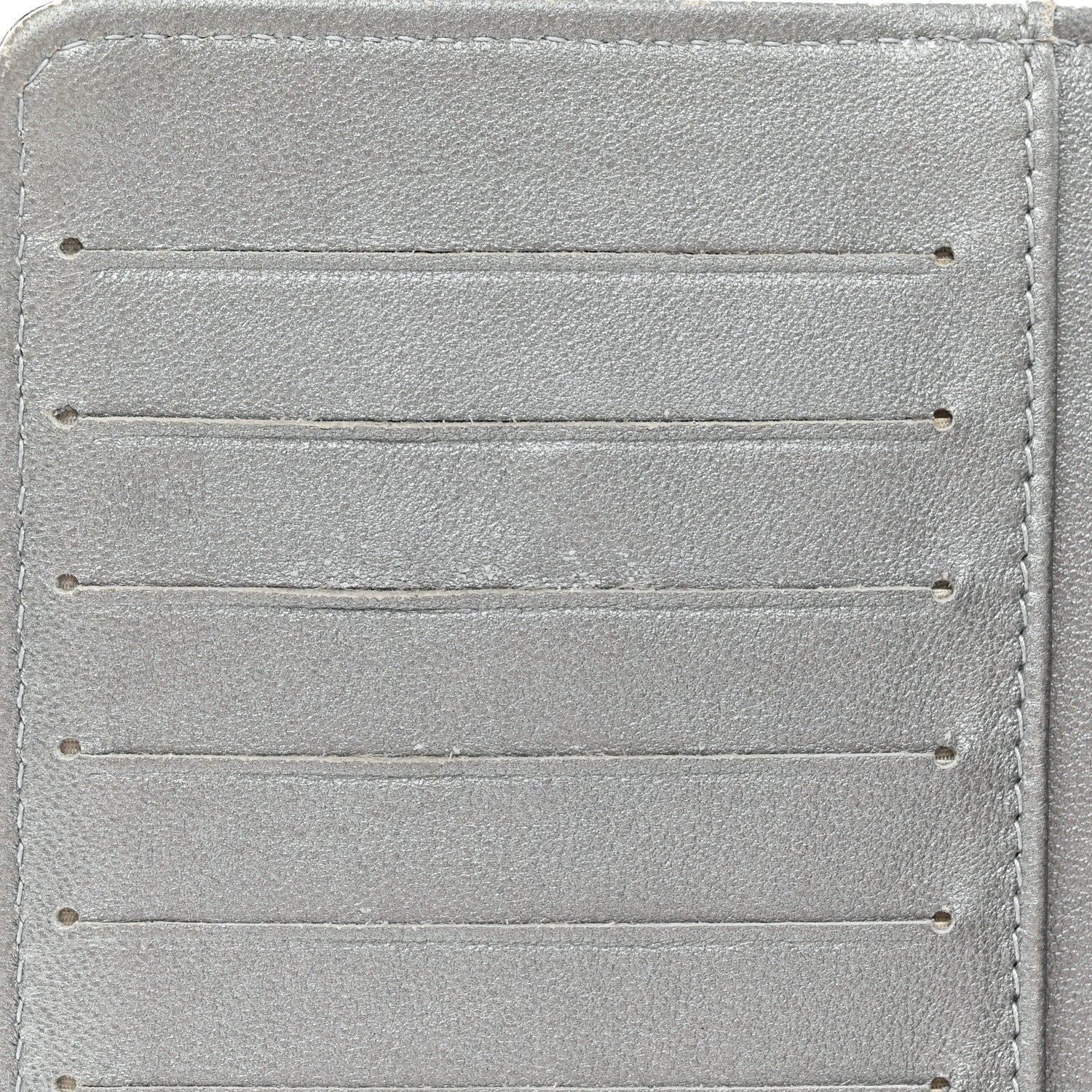 Chanel Lambskin Camellia Embossed Yen Wallet Black 9 of 13