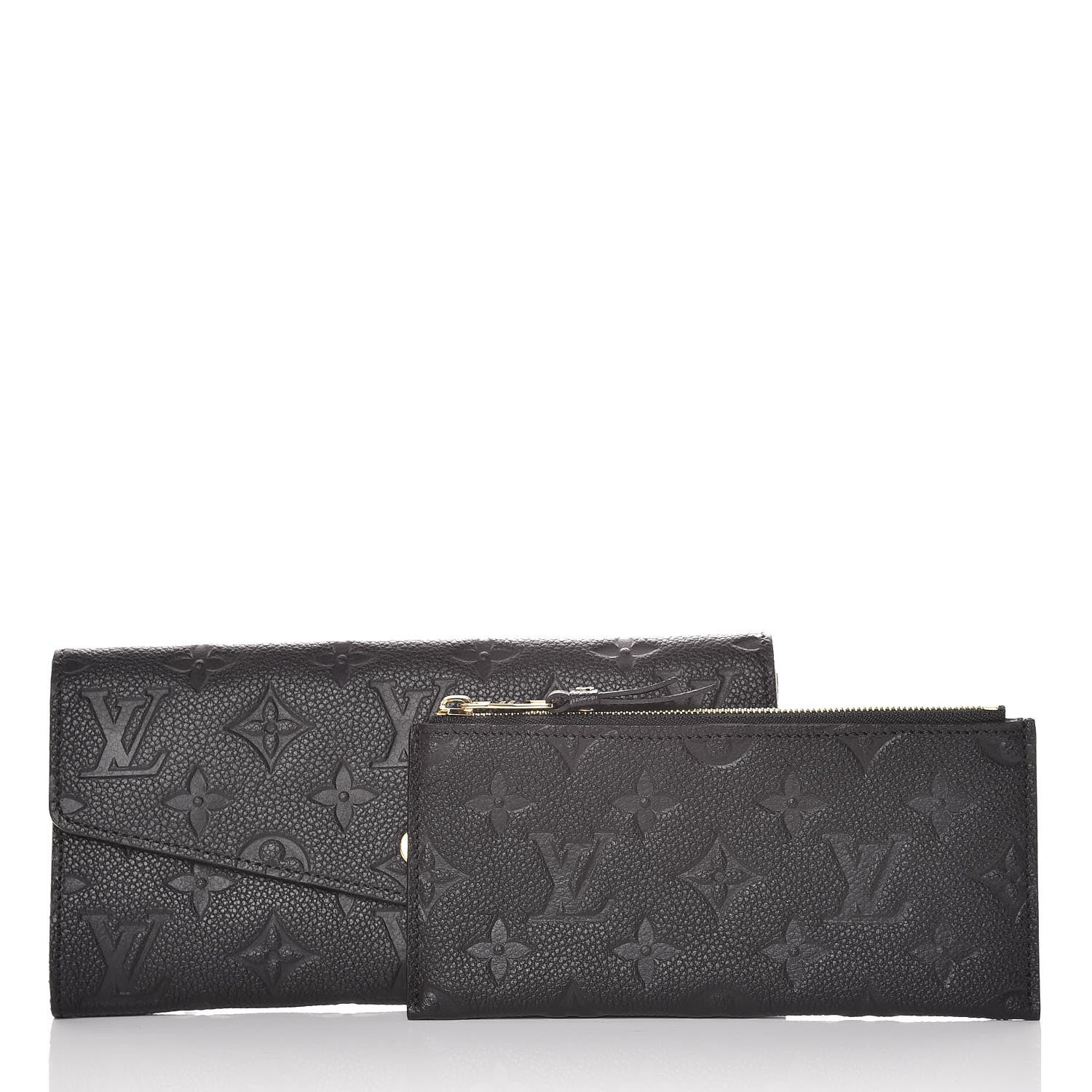 Louis Vuitton Empreinte Curieuse Wallet Black 9 of 13