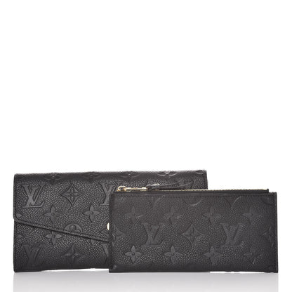 Louis Vuitton Empreinte Curieuse Wallet Black 9 of 13