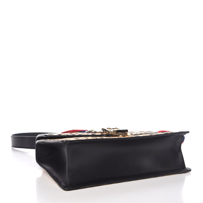 Gucci Calf Hair Leopard Print Small Sylvie Shoulder Bag Naturale Black 4 of 10