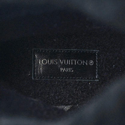 Louis Vuitton Calfskin Shearling Beaubourg Ankle Boots 37 Black 8 of 8