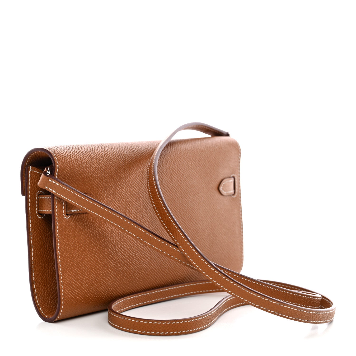 Hermes Epsom Kelly Wallet To Go Gold 3 of 10