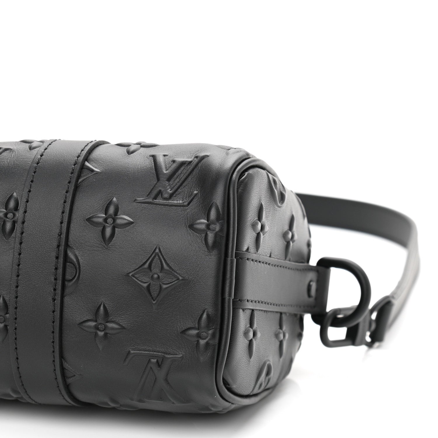 Louis Vuitton Monogram Seal Keepall XS Black 9 of 10