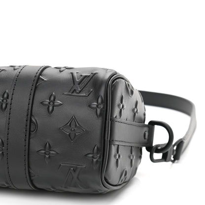 Louis Vuitton Monogram Seal Keepall XS Black 9 of 10