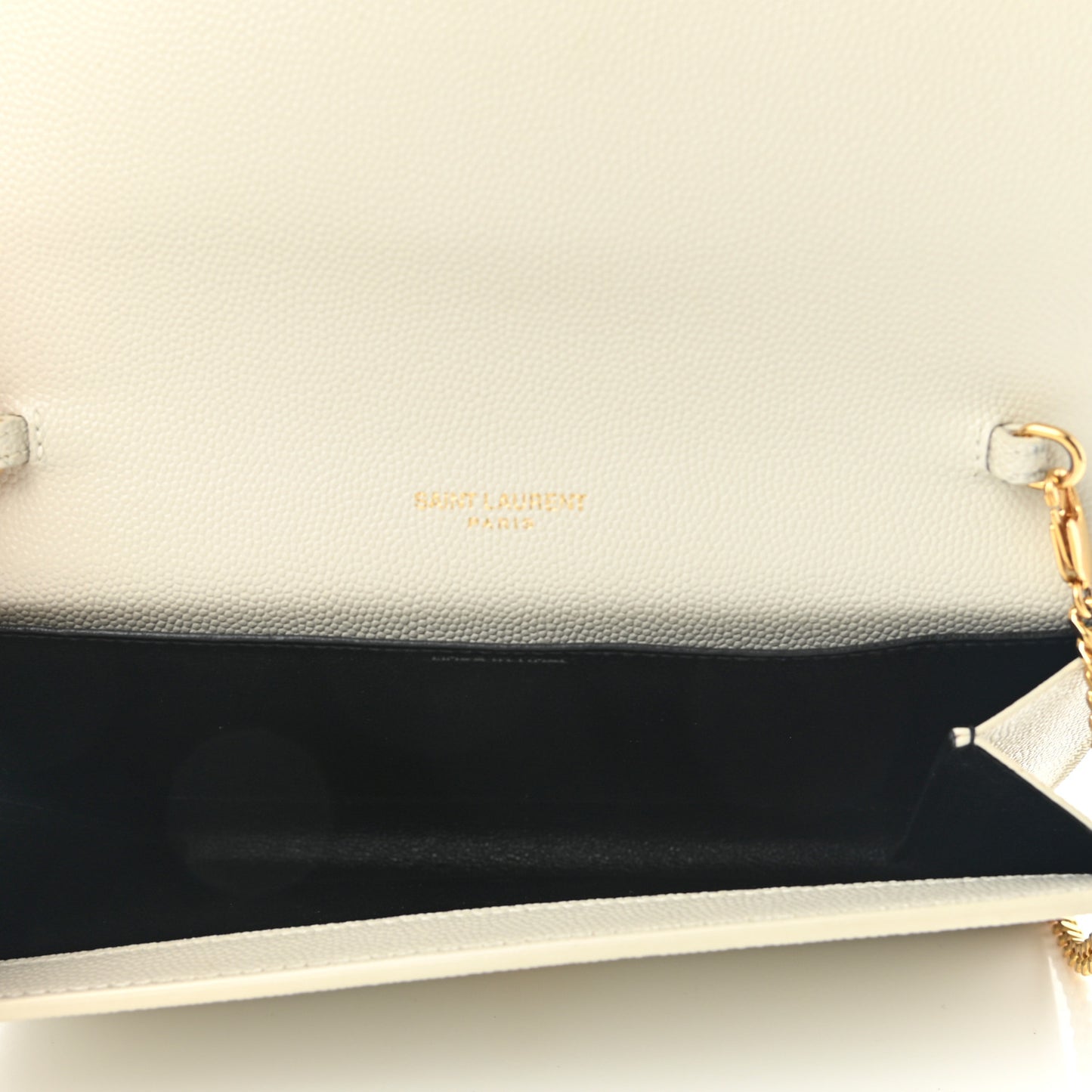 Grain De Poudre Monogram Uptown Chain Wallet Crema Soft