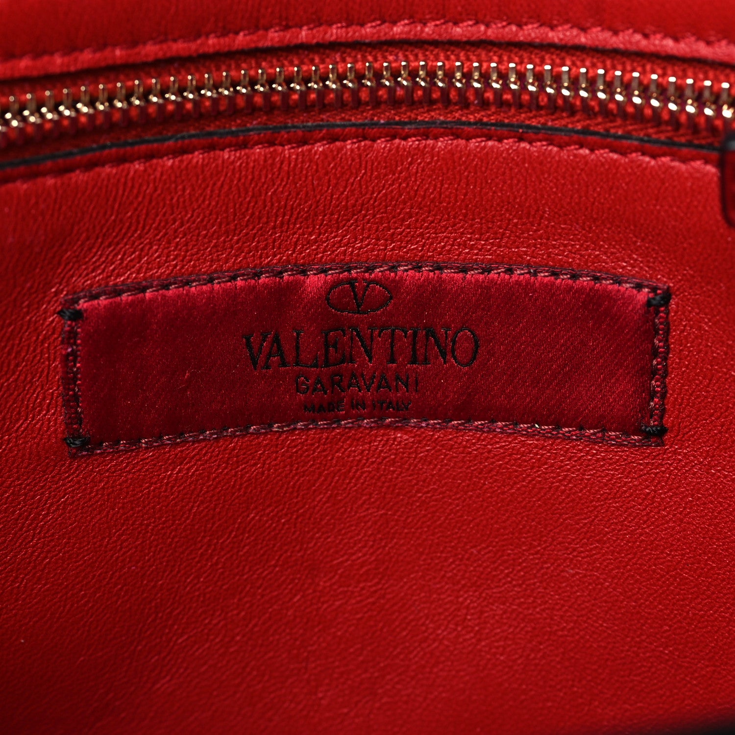 Valentino Garavani Suede Rockstud Spike Wallet on Chain Bright Fuxia 5 of 6