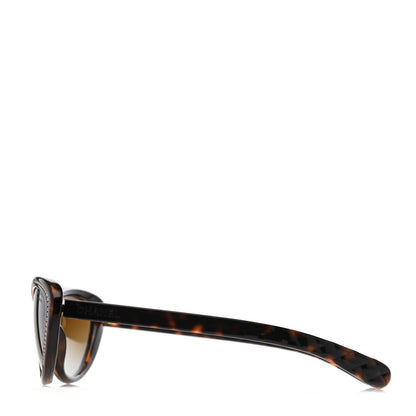 Chanel Cat Eye Chain Sunglasses 6039 Tortoise 3 of 7