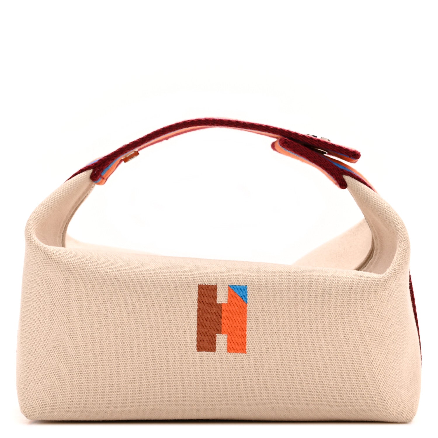 Hermes Cotton Canvas H Pavillon Small Bride-A-Brac Pouch Naturel 1 of 6