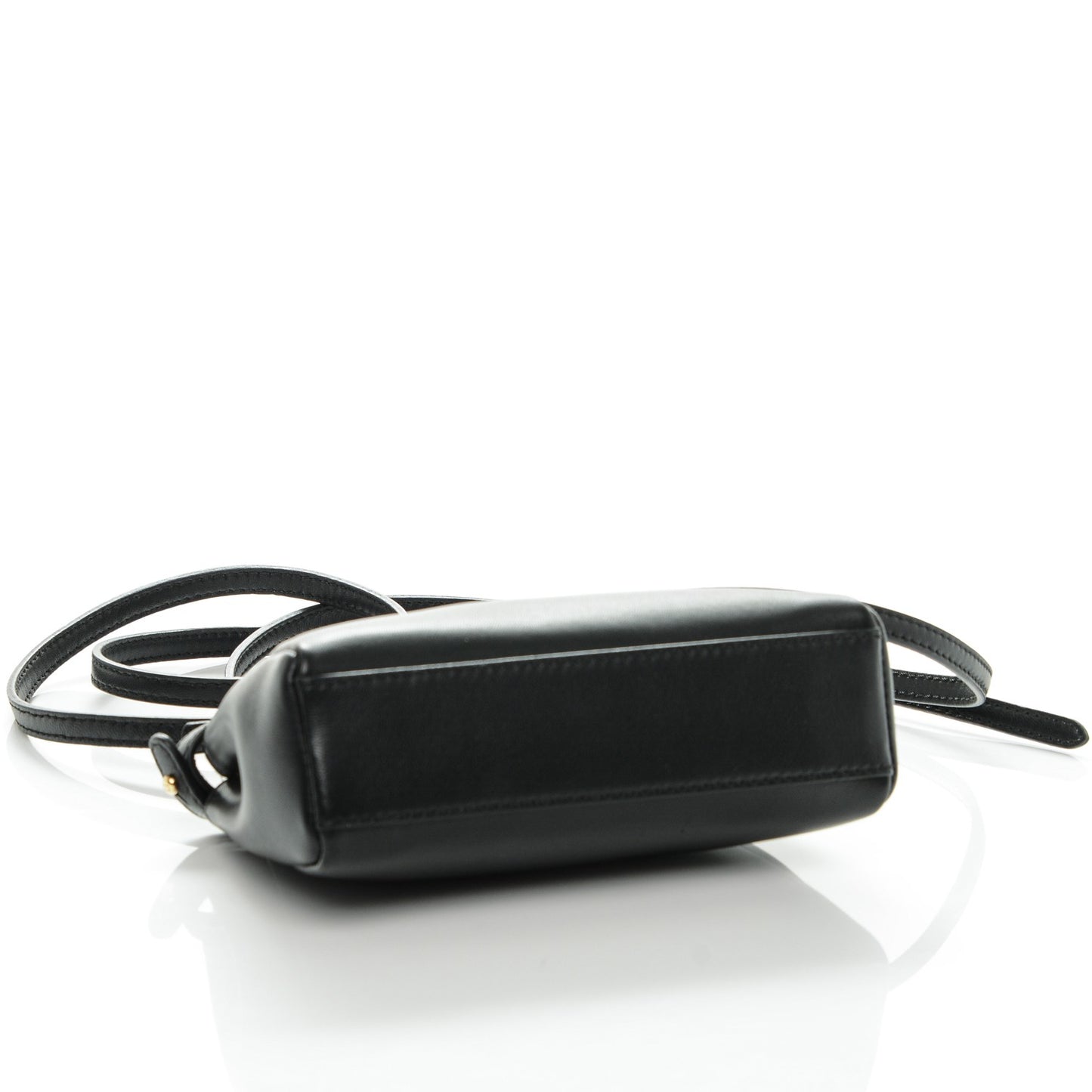 Nappa Micro Peekaboo Iconic Satchel Black