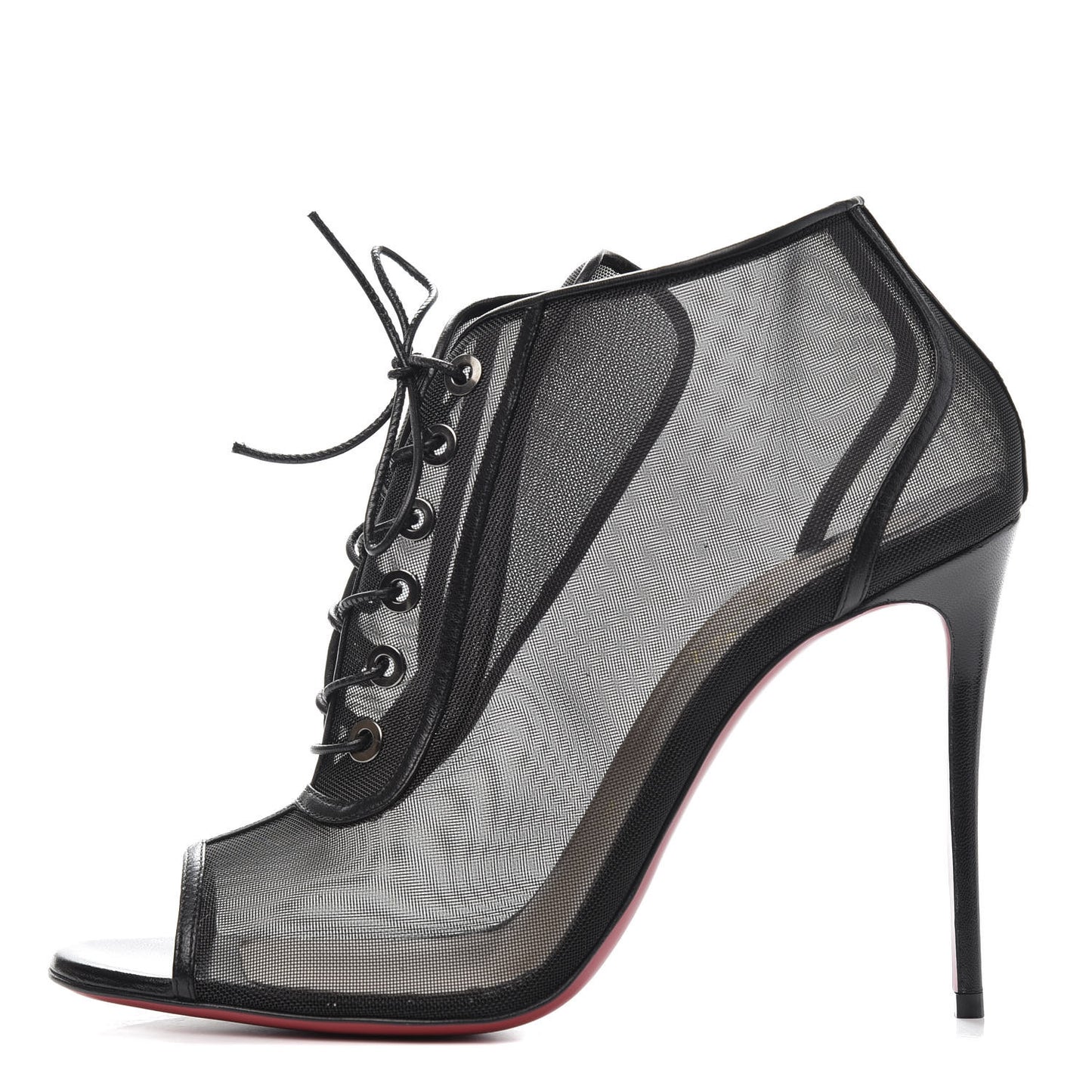 Rete Kid Open Ondessa 100 Peep Toe Booties 39 Black