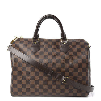 Louis Vuitton Damier Ebene Speedy Bandouliere 30 1 of 12
