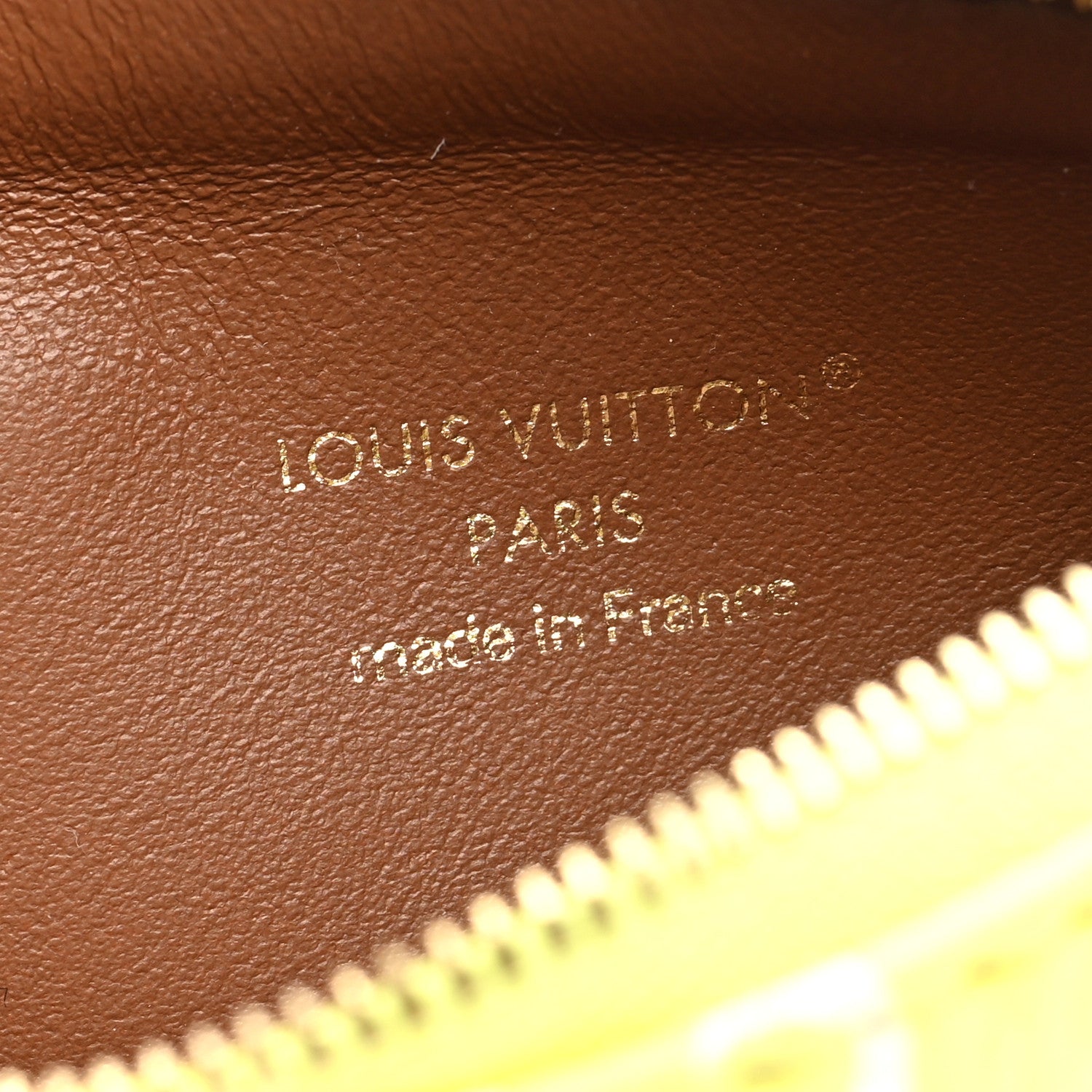 Louis Vuitton Calfskin Monogram P9 Pouch Lemonade Yellow 3 of 6