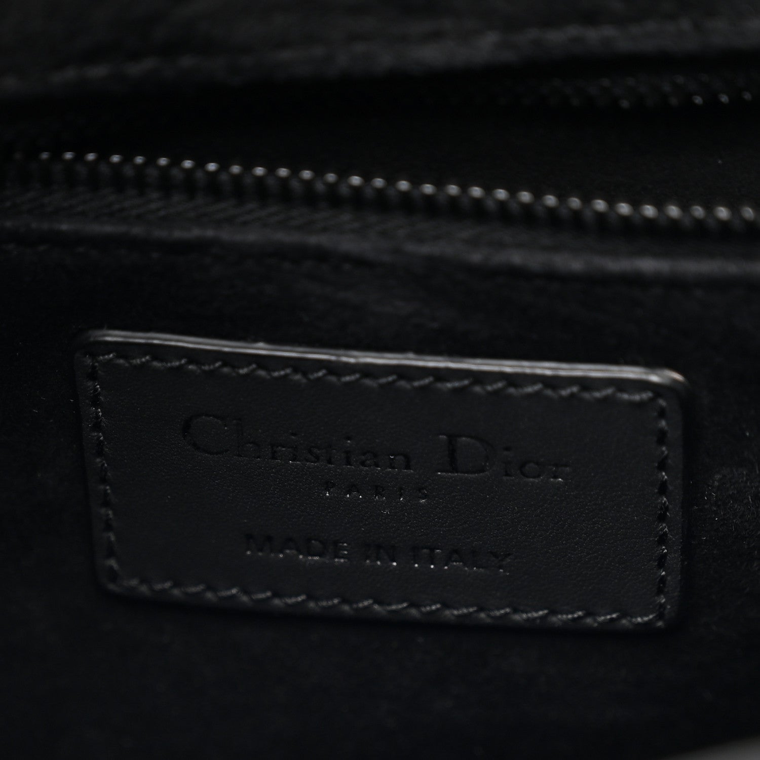 Christian Dior Ultra Matte Calfskin Cannage Medium Lady Dior Black 6 of 11