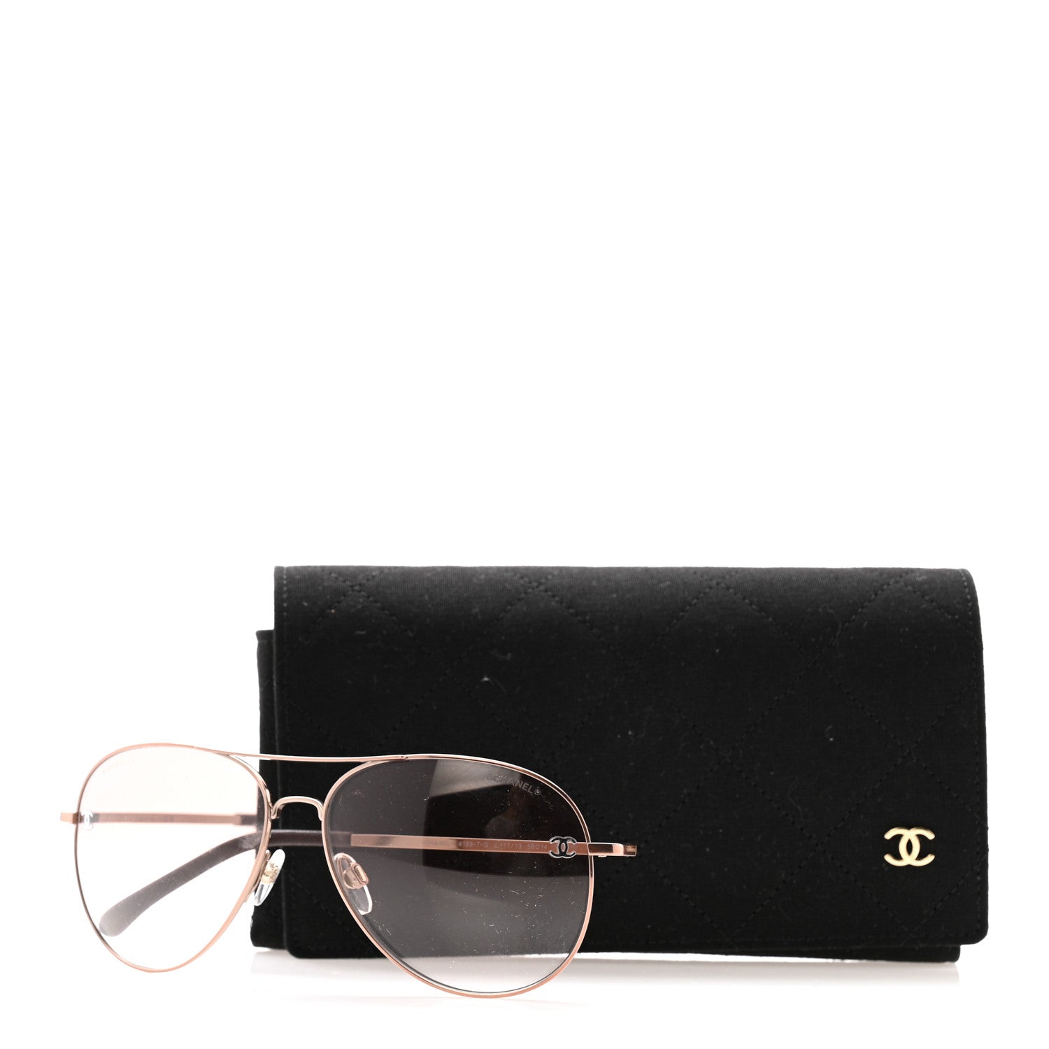 Chanel CC Aviator Sunglasses 4189-T-Q Rose 8 of 8