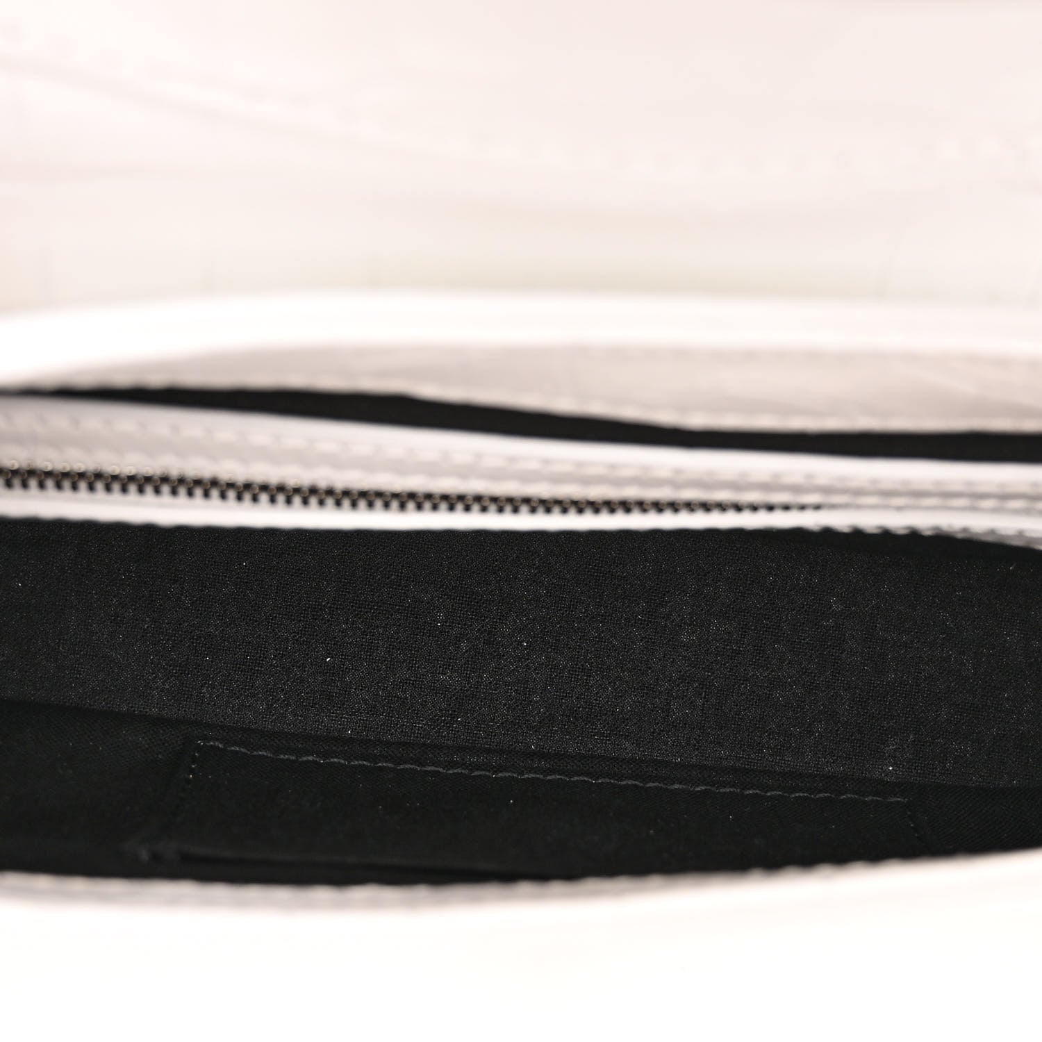Balenciaga Calfskin Crocodile Embossed Small Lindsay Shoulder Bag Optic White 5 of 9