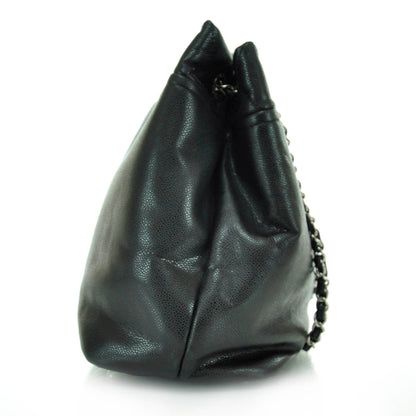 Chanel Washed Caviar Timeless Large Shopping Tote Black 5 of 12