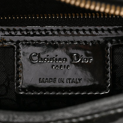 Christian Dior Patent Cannage Large Lady Dior Black 6 of 11