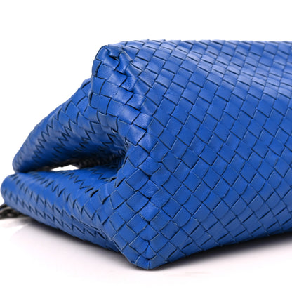 Bottega Veneta Nappa Intrecciato Large Classic Chain Strap Tote Signal Blue 7 of 8