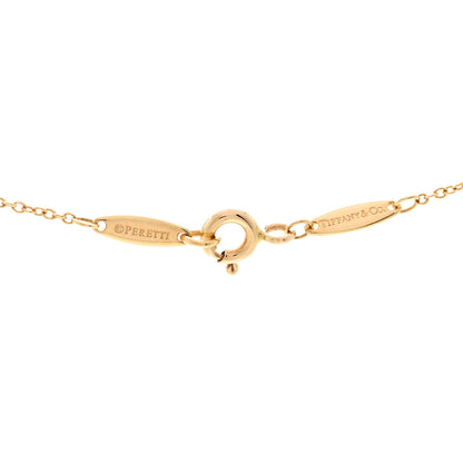 Tiffany 18K Yellow Gold Diamond .26ct Elsa Peretti Diamonds by the Yard Pendant Necklace 4 of 5