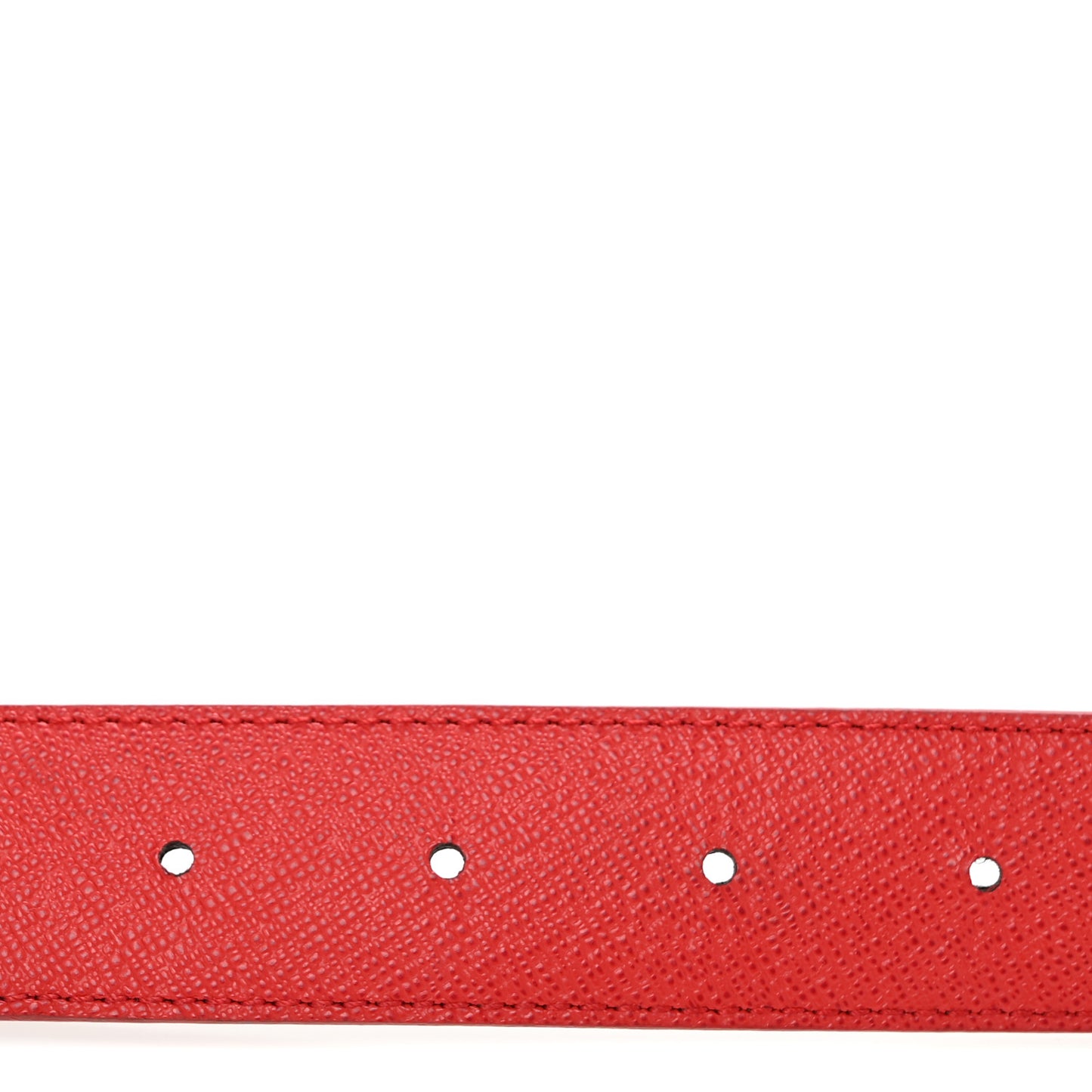 Monogram 30mm LV Initiales Reversible Belt 80 32 Coquelicot