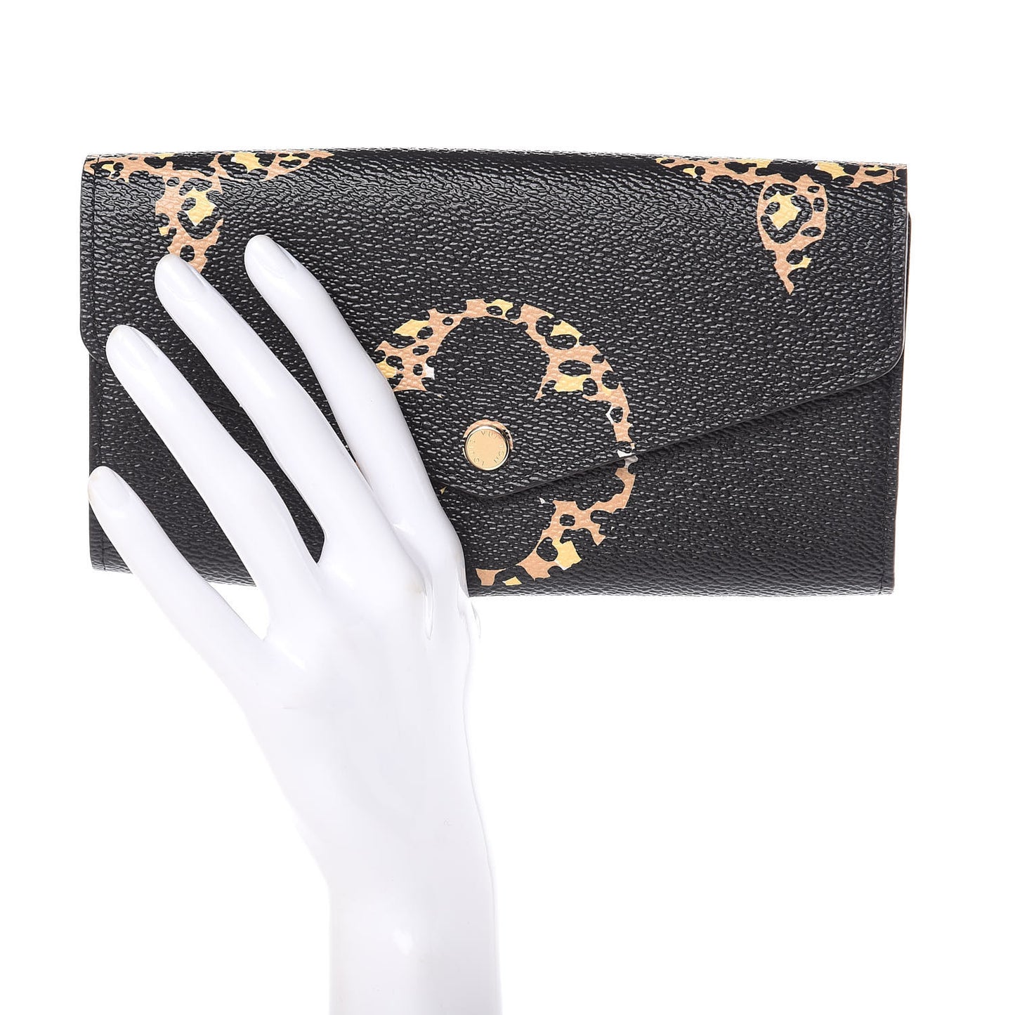 Monogram Giant Jungle Sarah Wallet Black