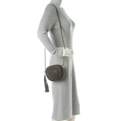 Gucci Vitello Range Mini Soho Chain Bag Grey Field 2 of 8