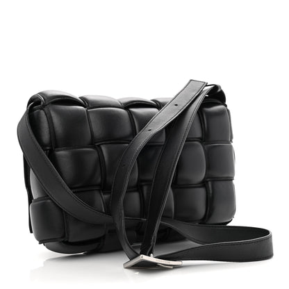 Bottega Veneta Nappa Maxi Intreccio Padded Cassette Crossbody Bag Black 3 of 13