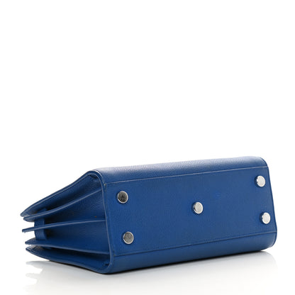 Saint Laurent Grained Calfskin Nano Sac De Jour Royal Blue 4 of 21