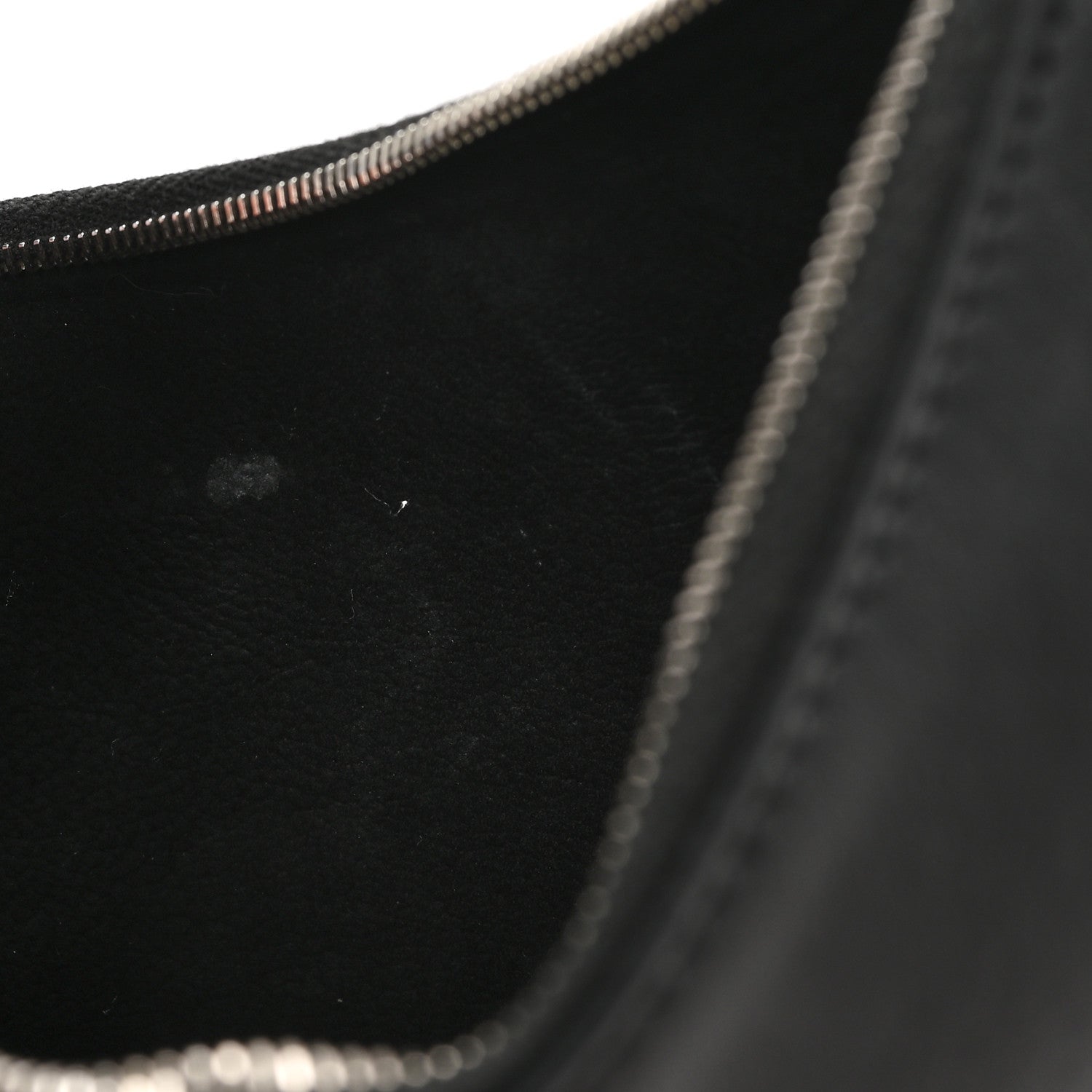 The Row Smooth Calfskin Half Moon Shoulder Bag Black 11 of 12