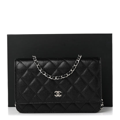 Chanel Caviar Quilted Wallet on Chain WOC Black 12 of 12