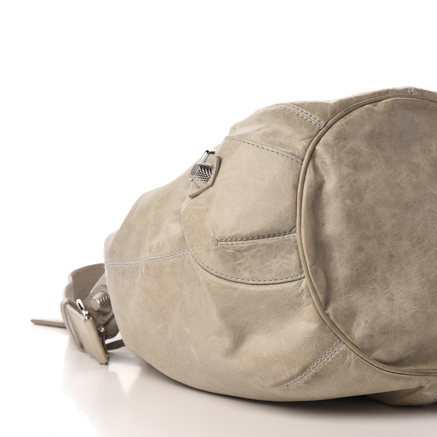 Balenciaga Agneau Giant 21 Silver Hardware Hardware Pompon Natural 9 of 18