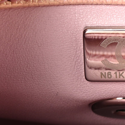 Chanel Iridescent Caviar Quilted Mini Coco Handle Flap Pink 7 of 10