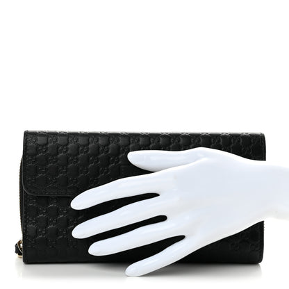Gucci Soft Microguccissima Continental Zip Wallet Black 2 of 10