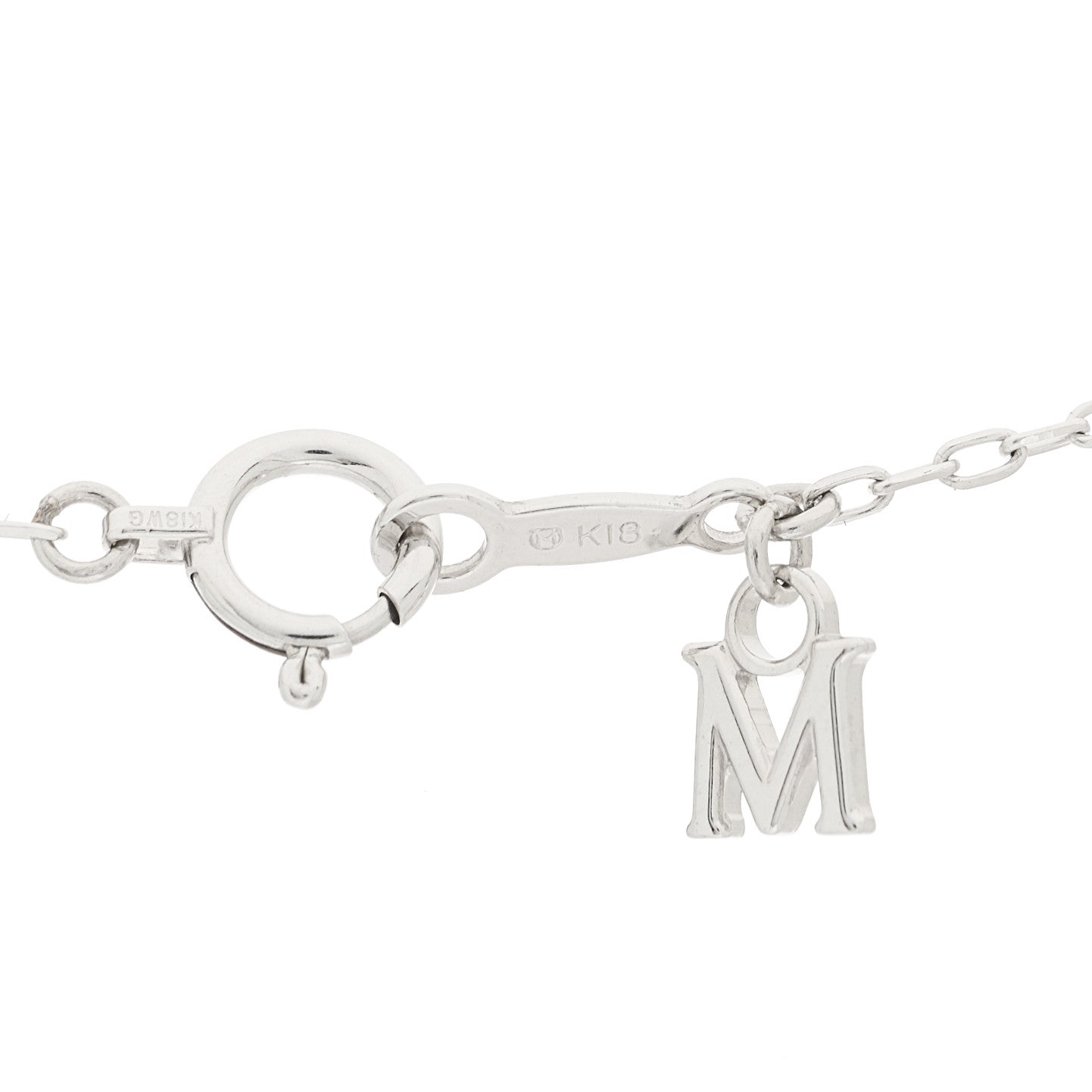 18K White Gold Akoya Pearl 6-7mm Station Necklace
